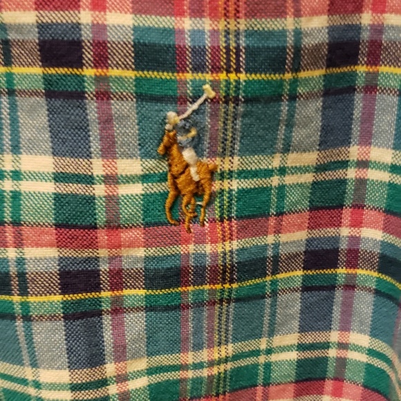 Polo Ralph Lauren Other - Ralph Lauren polo Green/Pink M Classic fit